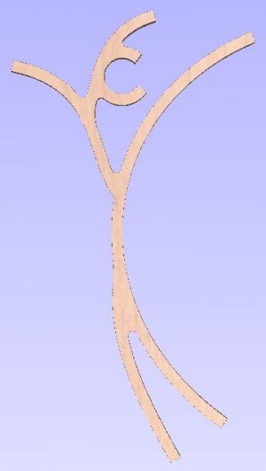 Cutout figure